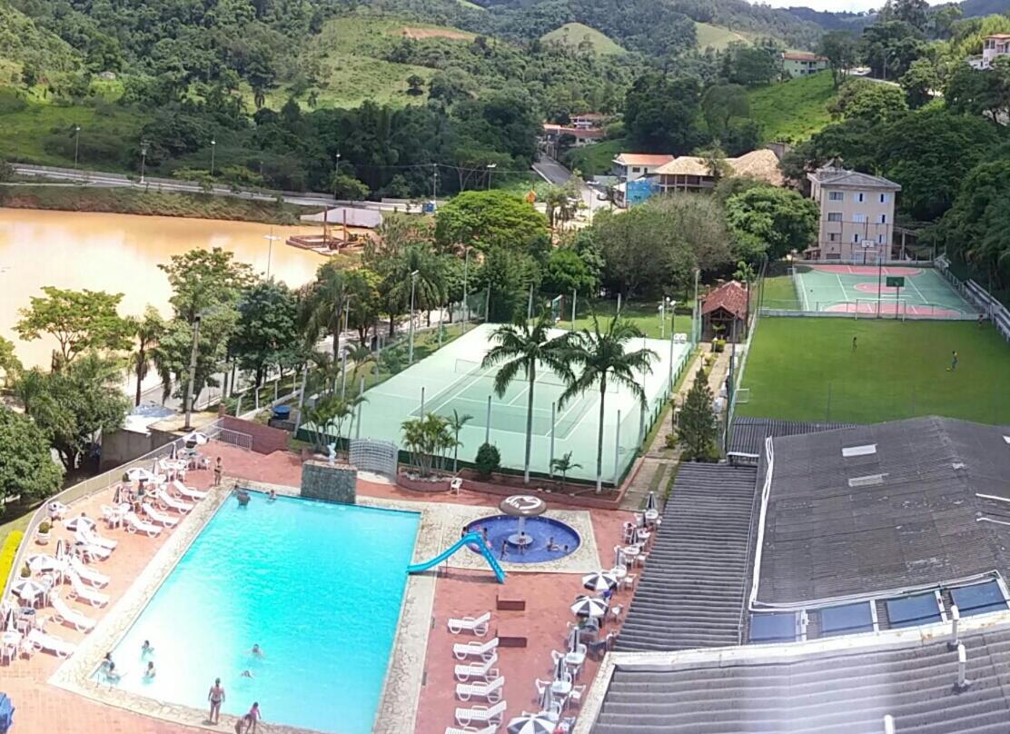 Águas de Lindóia Flat Cavalinho Branco - Vista Do Lago E Piscina Aquecida المظهر الخارجي الصورة
