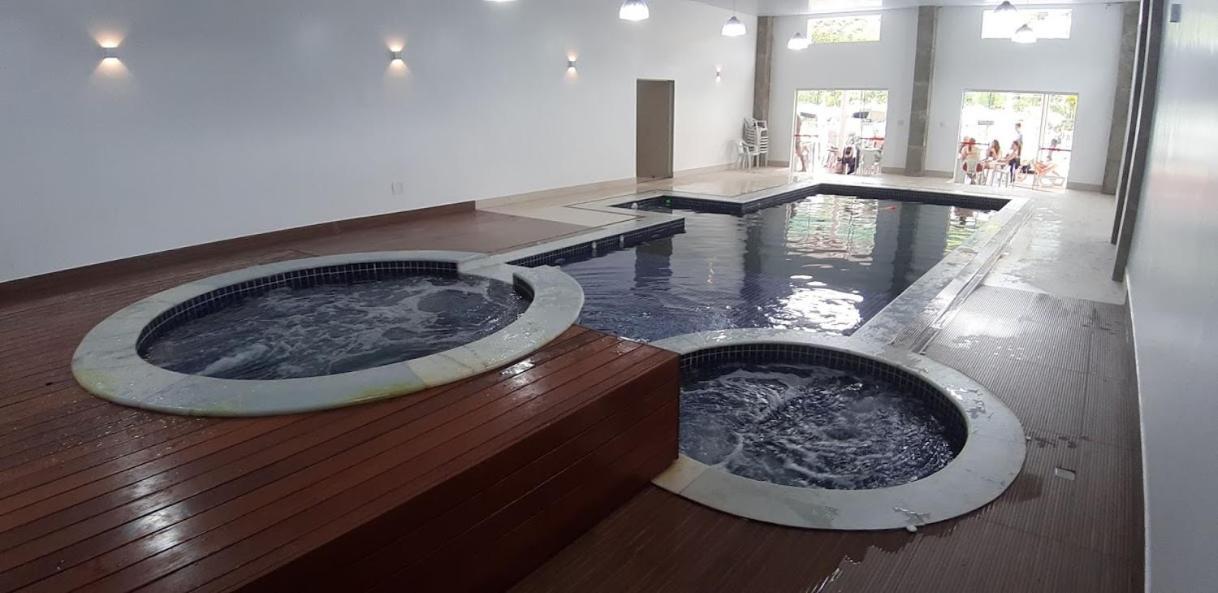 Águas de Lindóia Flat Cavalinho Branco - Vista Do Lago E Piscina Aquecida المظهر الخارجي الصورة